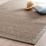 Carpet Dubai Drafted 76 Sisal Carpet With Tufted Borders