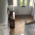 Solid Wood Parquet Pattern in Home