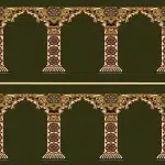 Carpet Dubai Drafted 46 Forest Tranquility Mosque Carpet