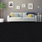 Carpet Dubai Drafted 120 black Color Wall to wall carpet
