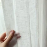 Sheer 64 Organic Linen Sheer Curtains