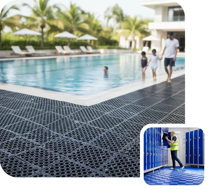 Anti-Slip Pool Mats UAE