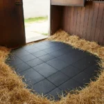 StableFlex Rubber Stable Mats for Horses 30mm - Interlocking Horse Stall Tiles-23
