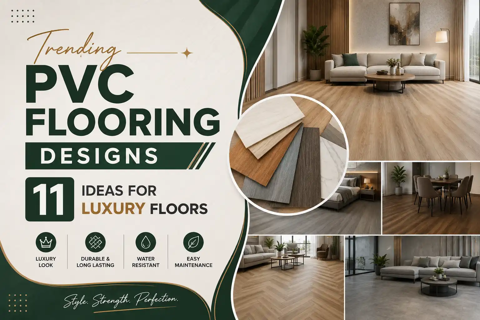Trending PVC Flooring Designs | 11 Ideas for Luxury Floors 1 PVC Flooring In Dubai