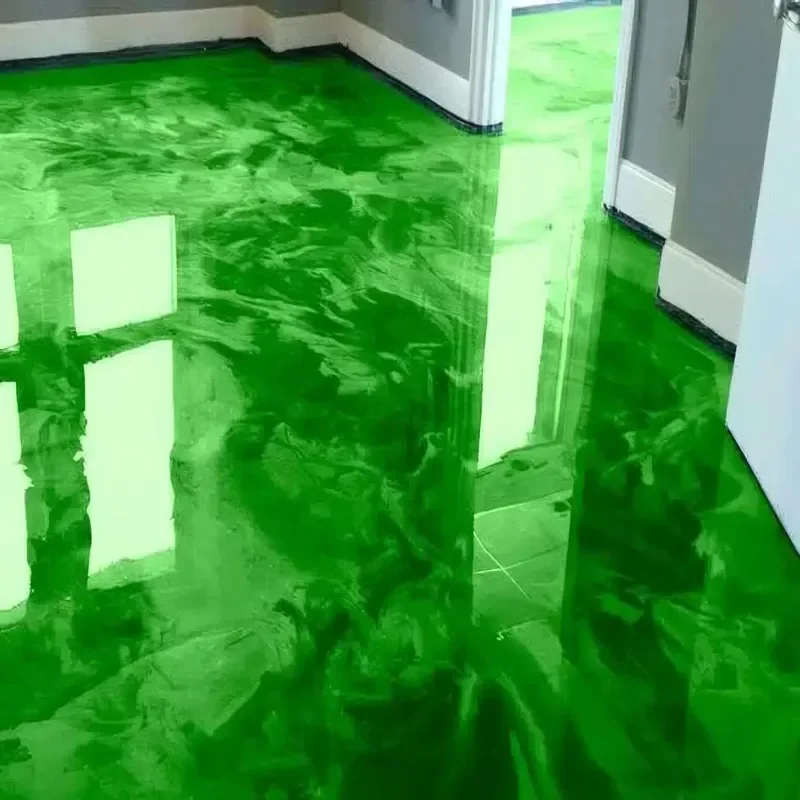 Epoxy Flooring 22 green