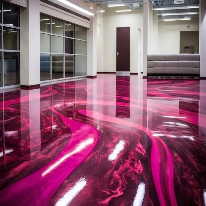 Epoxy Flooring 32 purple