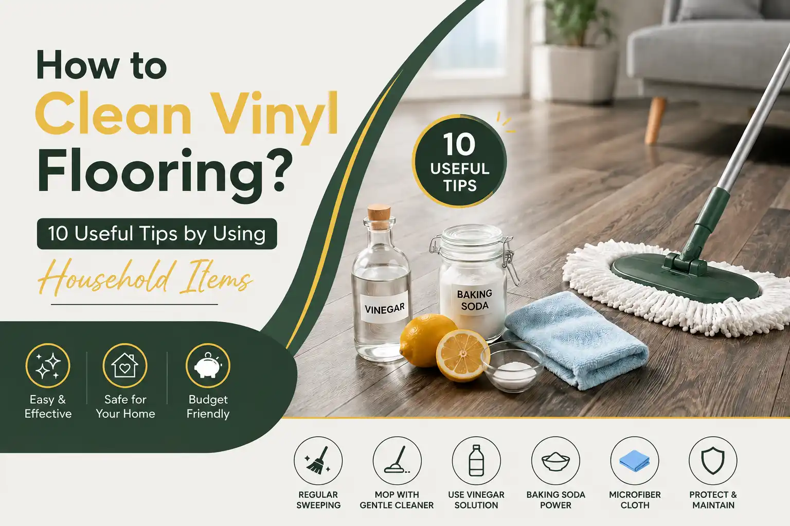 How to Clean Vinyl Flooring? 10 Useful Tips by Using Household Items 1 vinyl Flooring dubai