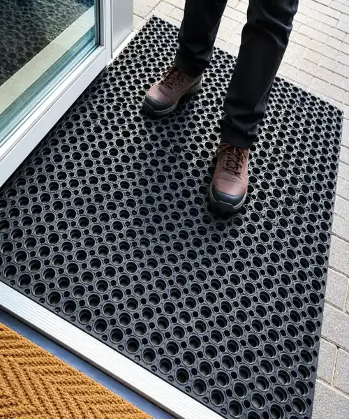 Hollow Mats 12 Anti-Slip Hollow Rubber Matting