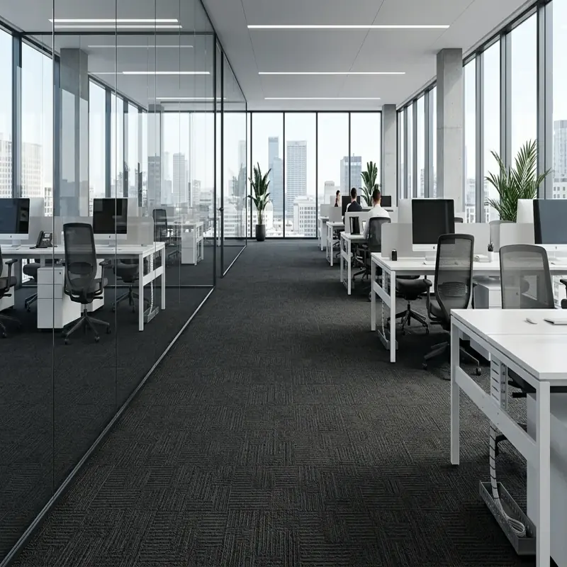 Office Carpet 22 Charcoal Office Carpet