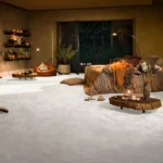 Modern White Wall Carpet