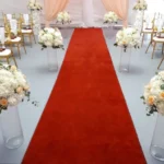 Event Carpet 24 Red Floral Event Carpet