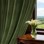 Motorized Curtains 11 Velvet Thermal Pleated Blackout Curtains-1