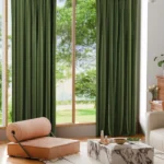 Motorized Curtains 9 Velvet Thermal Pleated Blackout Curtains-2