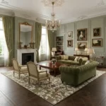 Area 44 Vintage Damask Rug