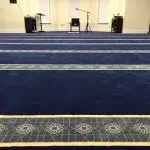 Blue Velvet Mosque Carpet in Dubai