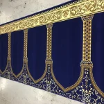 A Luxury View of Blue color Mosque Carpet