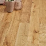 A close up view of BARNWOOD NATURAL Solid OAK
