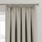 A texture view of Beige Color Curtains in Living Room