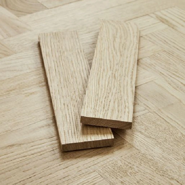A texture view of Solid Oak Parquet Flooring in Dubai