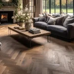 Durable Parquet Flooring Installed in Dubai Living Room