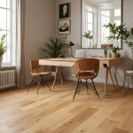 Modern Design Parquet Flooring Installed in Home offices