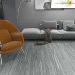 PEARL GREY SPC Flooring Installed in a Home