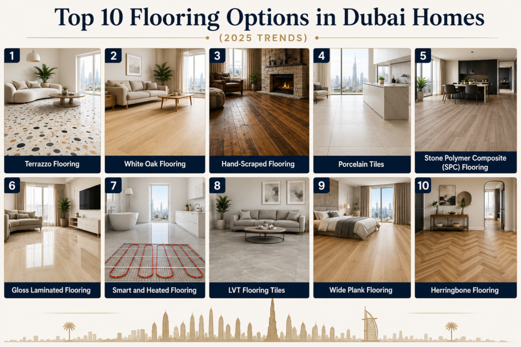 Top 10 Flooring Options in Dubai Homes
