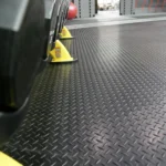 Grey rubber garage