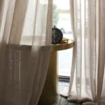 Woven Neutral Sheer Curtains