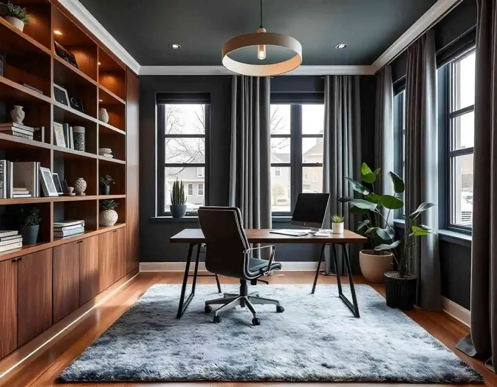 office custom wooden shelving service 1