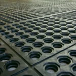 Hollow Mats 29 Hollow Rubber Mesh Mats (Black)