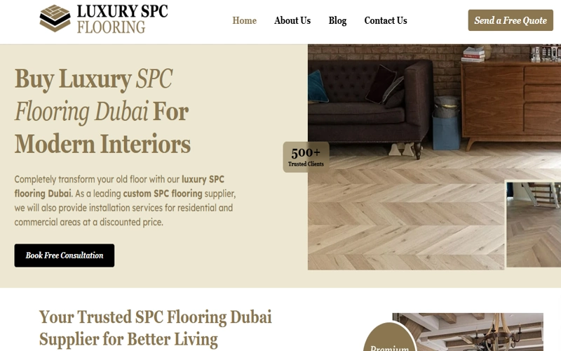 Luxury SPC Flooring Dubai