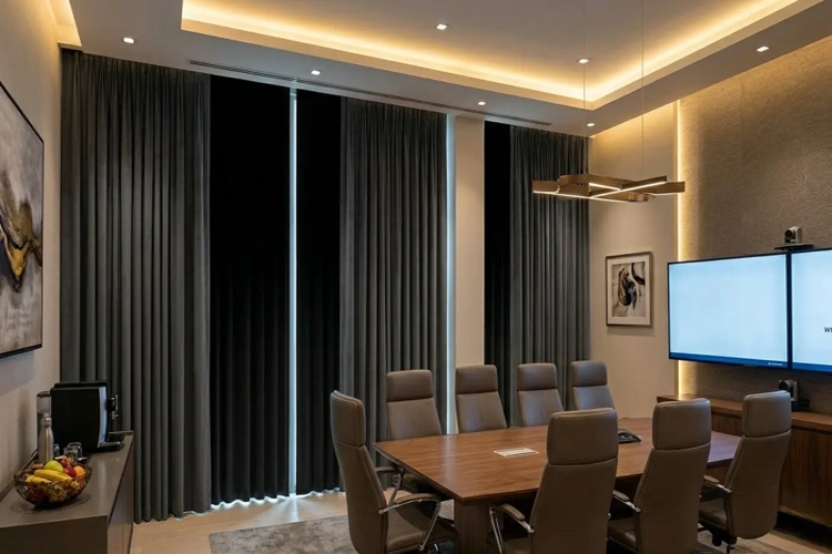 Home Redesigned 57 Office Curtains